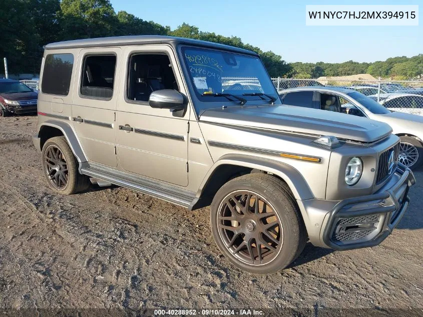 W1NYC7HJ2MX394915 2021 Mercedes-Benz Amg G 63 4Matic