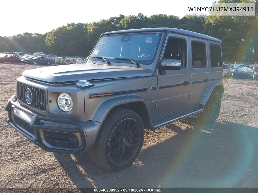 W1NYC7HJ2MX394915 2021 Mercedes-Benz Amg G 63 4Matic