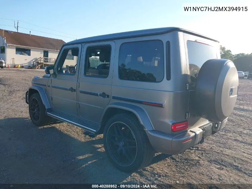 W1NYC7HJ2MX394915 2021 Mercedes-Benz Amg G 63 4Matic