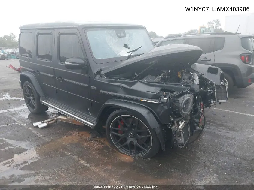 W1NYC7HJ6MX403986 2021 Mercedes-Benz G 63 Amg