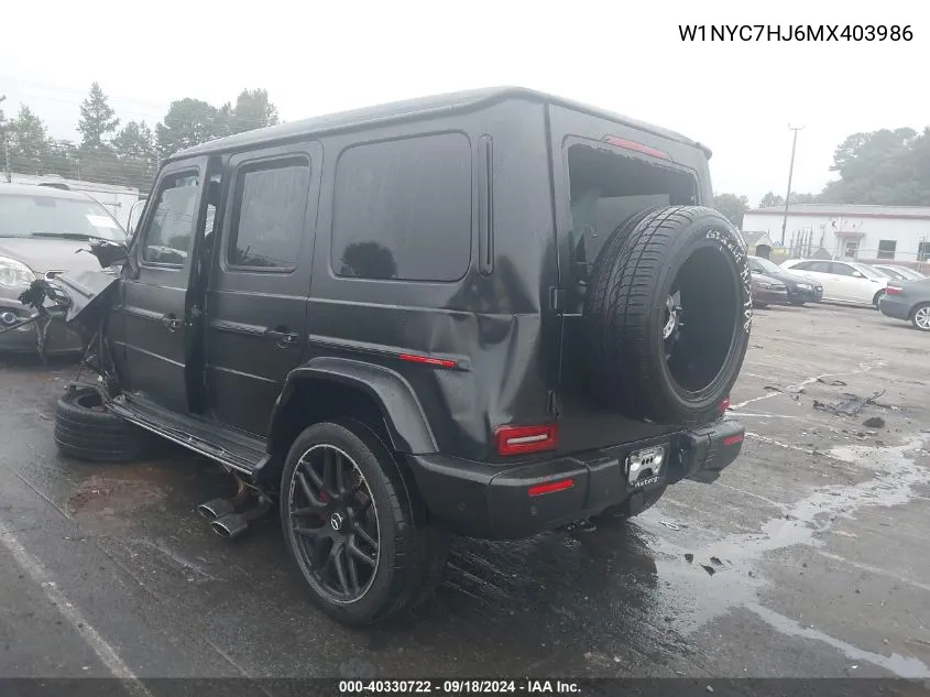 W1NYC7HJ6MX403986 2021 Mercedes-Benz G 63 Amg