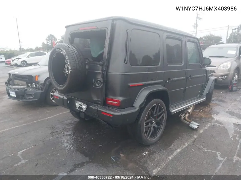 W1NYC7HJ6MX403986 2021 Mercedes-Benz G 63 Amg