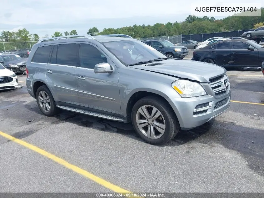 4JGBF7BE5CA791404 2012 Mercedes-Benz Gl 450 450 4Matic