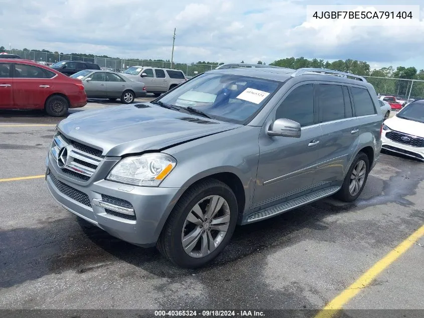 2012 Mercedes-Benz Gl 450 450 4Matic VIN: 4JGBF7BE5CA791404 Lot: 40365324