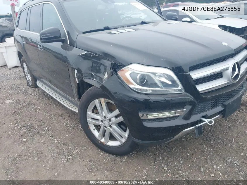 2014 Mercedes-Benz Gl 450 4Matic VIN: 4JGDF7CE8EA275855 Lot: 40340069