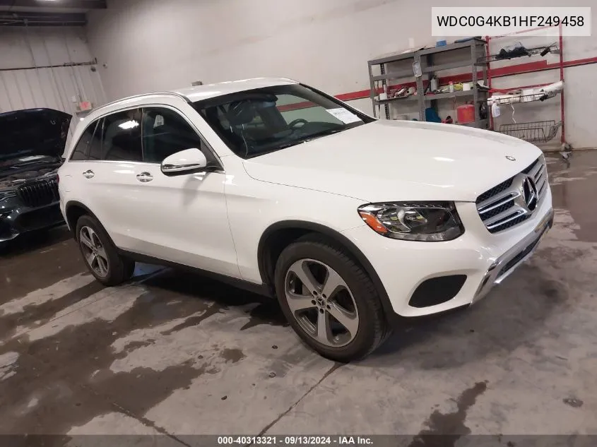 2017 Mercedes-Benz Glc 300 4Matic VIN: WDC0G4KB1HF249458 Lot: 40313321