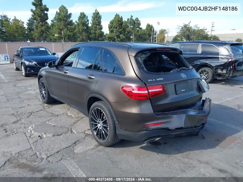 WDC0G4JB2HF148186 2017 Mercedes-Benz Glc 300