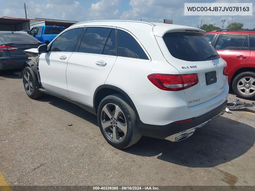 WDC0G4JB7JV078163 2018 Mercedes-Benz Glc 300