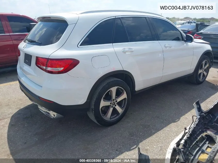 WDC0G4JB7JV078163 2018 Mercedes-Benz Glc 300