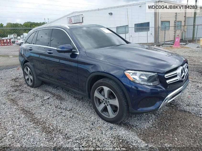 2019 Mercedes-Benz Glc 300 VIN: WDC0G4JB8KV184283 Lot: 40291509