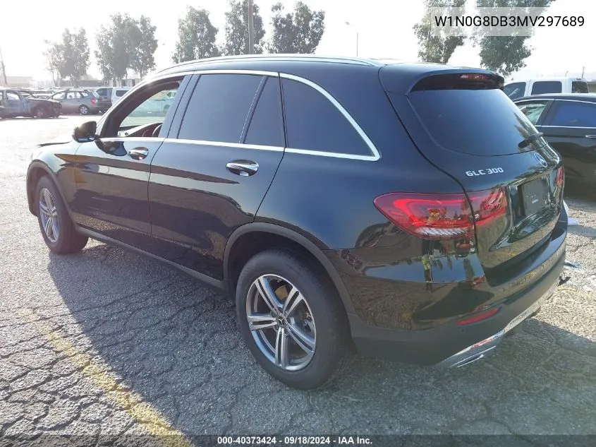 2021 Mercedes-Benz Glc 300 VIN: W1N0G8DB3MV297689 Lot: 40373424