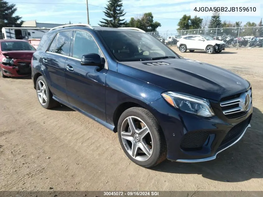 4JGDA5GB2JB159610 2018 Mercedes-Benz Gle 400 4Matic