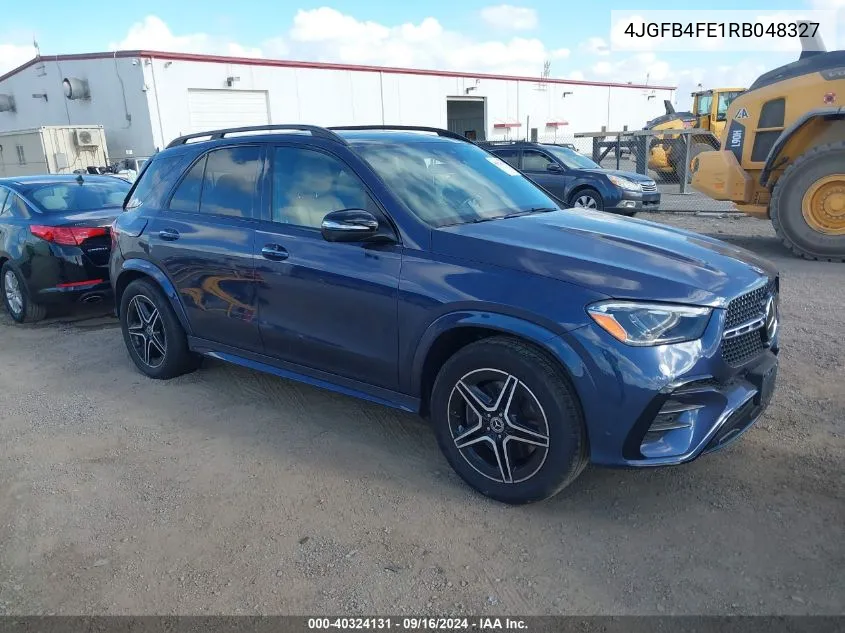 2024 Mercedes-Benz Gle 350 4Matic VIN: 4JGFB4FE1RB048327 Lot: 40324131