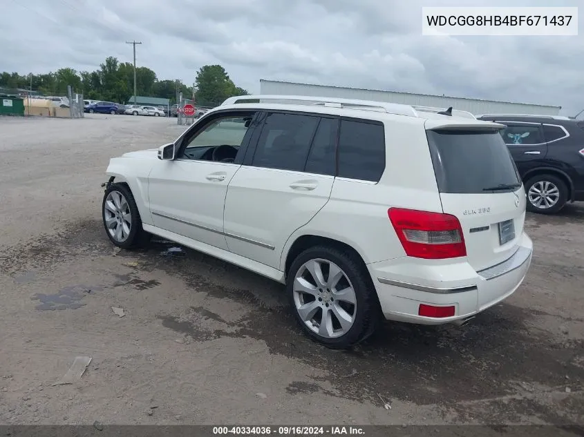 WDCGG8HB4BF671437 2011 Mercedes-Benz Glk 350 4Matic