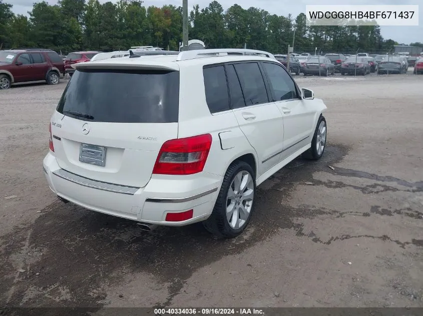 WDCGG8HB4BF671437 2011 Mercedes-Benz Glk 350 4Matic