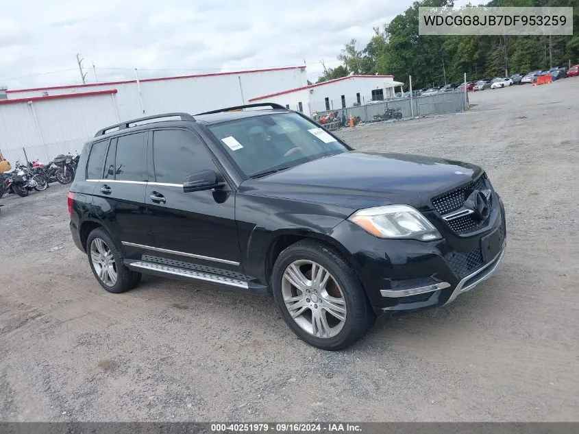 2013 Mercedes-Benz Glk 350 4Matic VIN: WDCGG8JB7DF953259 Lot: 40251979