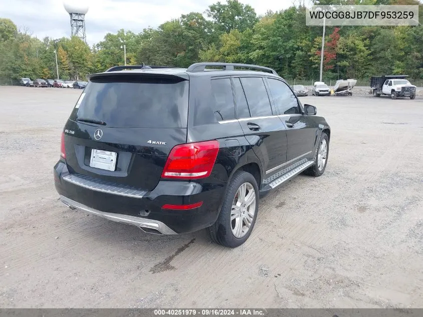 WDCGG8JB7DF953259 2013 Mercedes-Benz Glk 350 4Matic