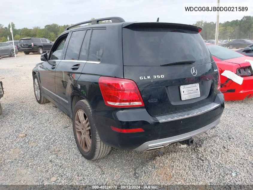 WDCGG8JB0DG021589 2013 Mercedes-Benz Glk 350 350 4Matic