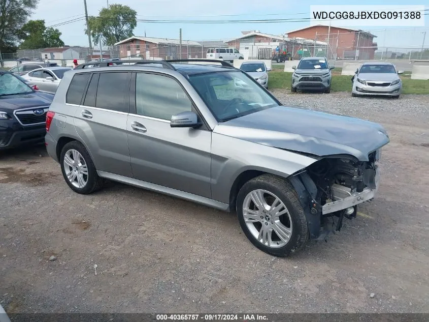 WDCGG8JBXDG091388 2013 Mercedes-Benz Glk 350 4Matic