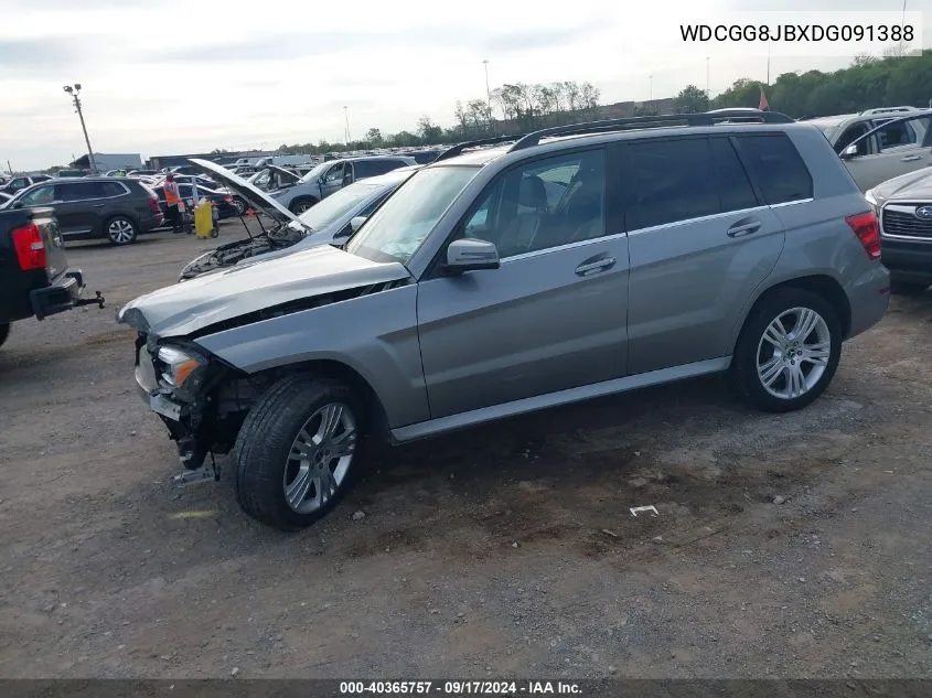 WDCGG8JBXDG091388 2013 Mercedes-Benz Glk 350 4Matic