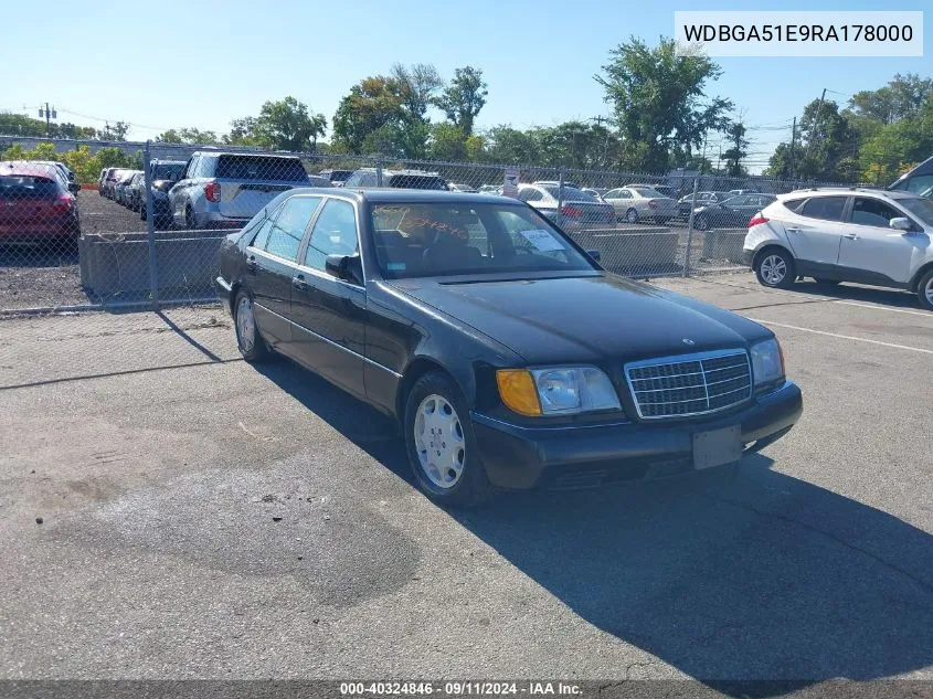 WDBGA51E9RA178000 1994 Mercedes-Benz S 500