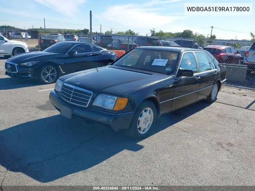 WDBGA51E9RA178000 1994 Mercedes-Benz S 500