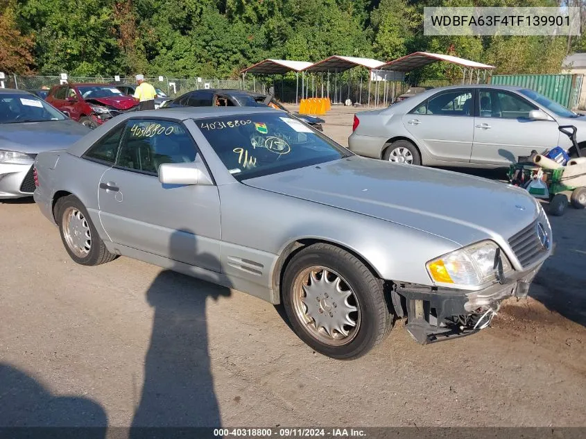 1996 Mercedes-Benz Sl 320 VIN: WDBFA63F4TF139901 Lot: 40318800