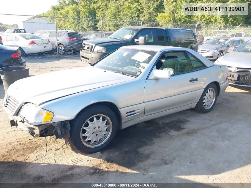 1996 Mercedes-Benz Sl 320 VIN: WDBFA63F4TF139901 Lot: 40318800