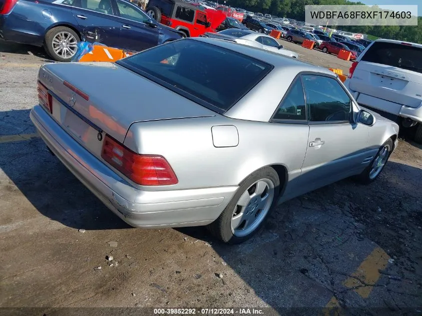 WDBFA68F8XF174603 1999 Mercedes-Benz Sl 500