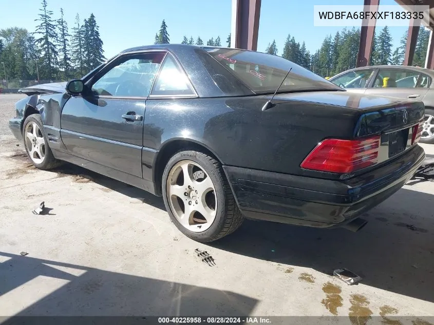 WDBFA68FXXF183335 1999 Mercedes-Benz Sl 500