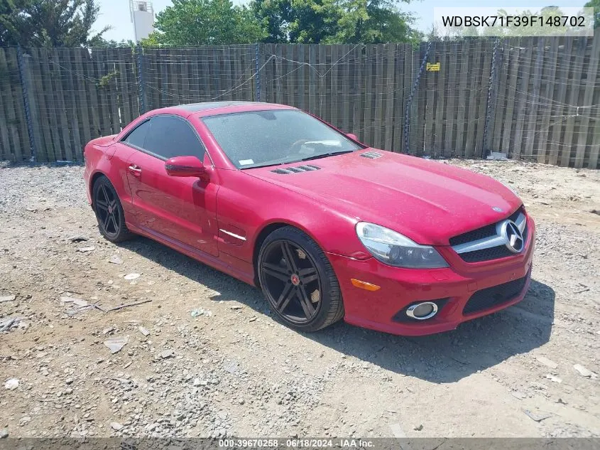 WDBSK71F39F148702 2009 Mercedes-Benz Sl 550