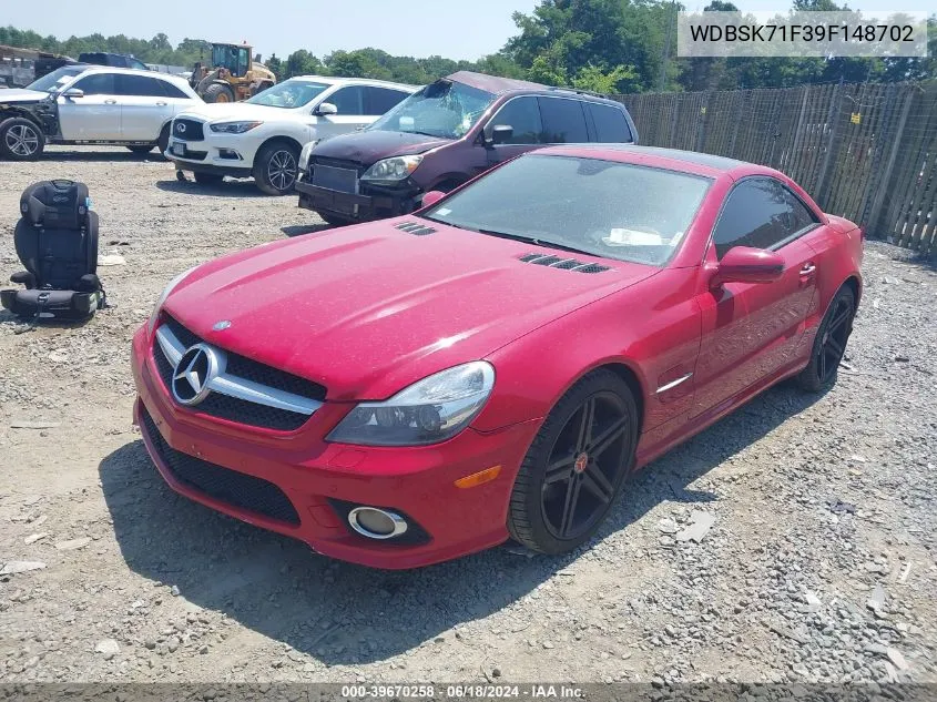 WDBSK71F39F148702 2009 Mercedes-Benz Sl 550