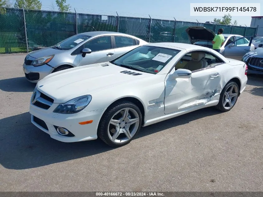 WDBSK71F99F145478 2009 Mercedes-Benz Sl 550