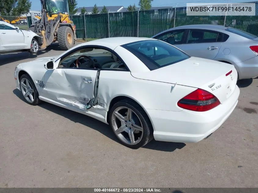 WDBSK71F99F145478 2009 Mercedes-Benz Sl 550