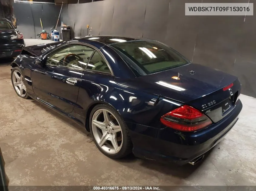 WDBSK71F09F153016 2009 Mercedes-Benz Sl 550