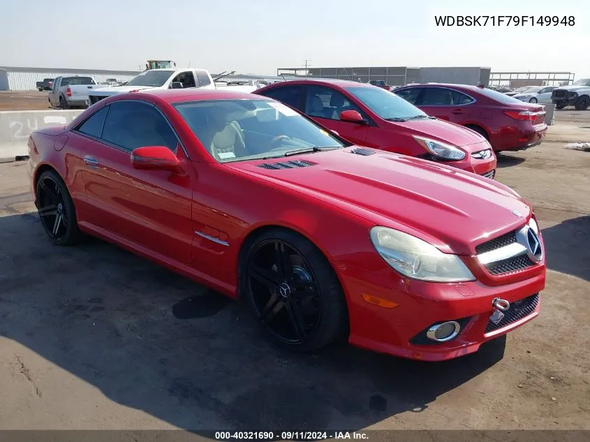 WDBSK71F79F149948 2009 Mercedes-Benz Sl 550