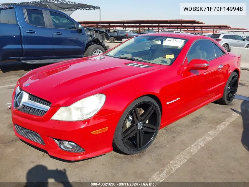 WDBSK71F79F149948 2009 Mercedes-Benz Sl 550