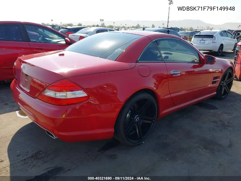 WDBSK71F79F149948 2009 Mercedes-Benz Sl 550