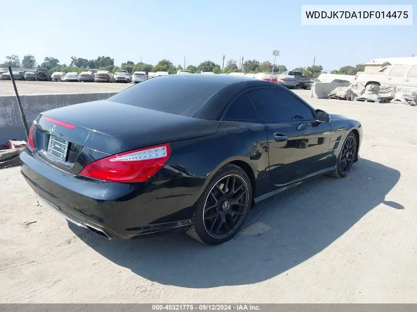 2013 Mercedes-Benz Sl 550 VIN: WDDJK7DA1DF014475 Lot: 40321775