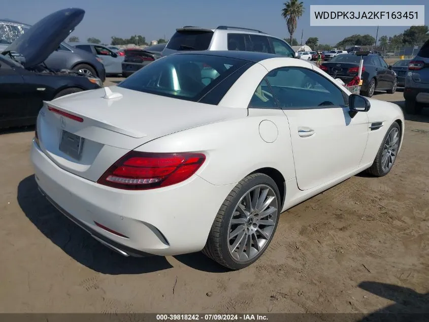 WDDPK3JA2KF163451 2019 Mercedes-Benz Slc 300