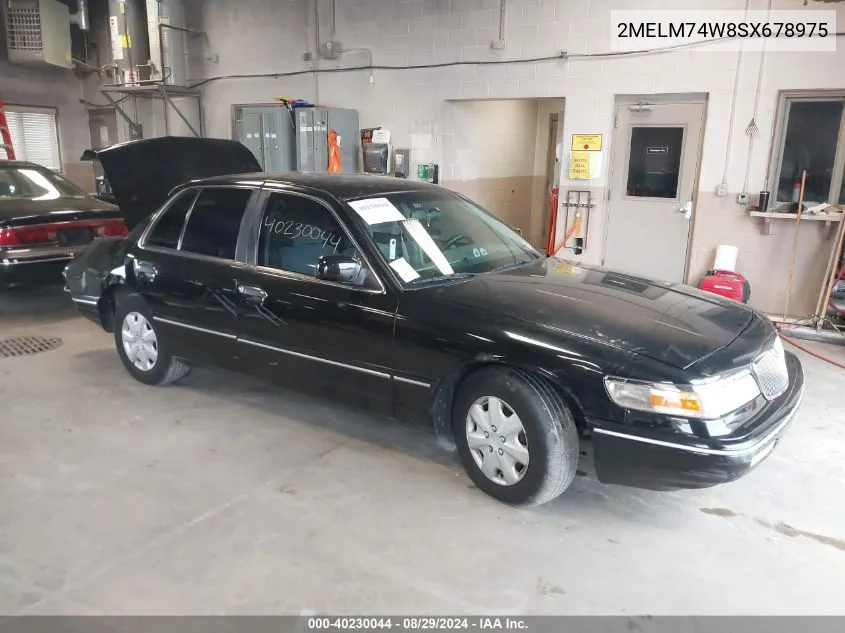 1995 Mercury Grand Marquis Gs VIN: 2MELM74W8SX678975 Lot: 40230044