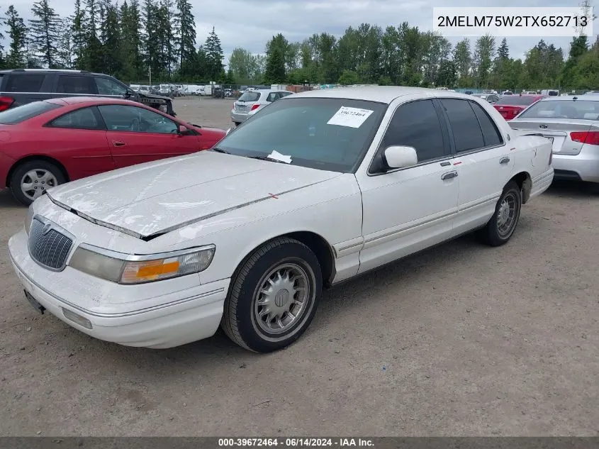 1996 Mercury Grand Marquis Ls/Bayshore VIN: 2MELM75W2TX652713 Lot: 39672464