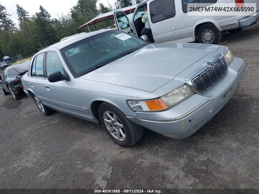 2MEFM74W42X665590 2002 Mercury Grand Marquis Gs