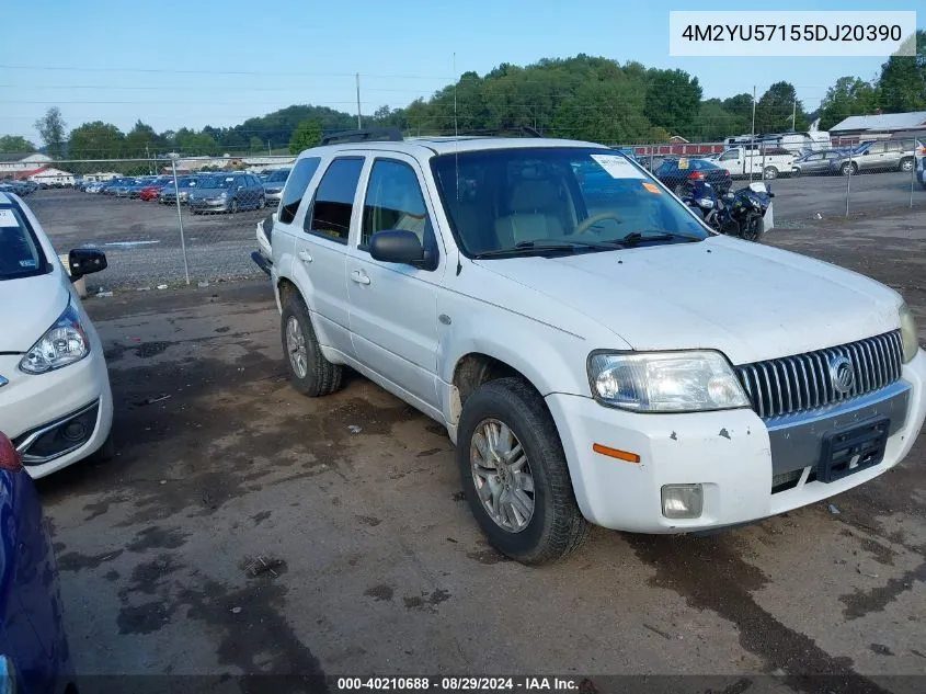 2005 Mercury Mariner Luxury/Premier VIN: 4M2YU57155DJ20390 Lot: 40210688