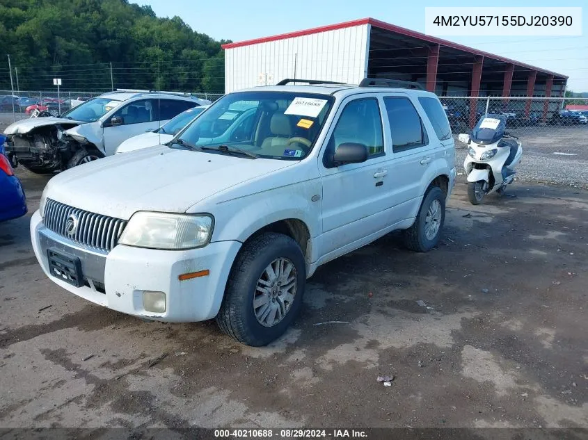 2005 Mercury Mariner Luxury/Premier VIN: 4M2YU57155DJ20390 Lot: 40210688