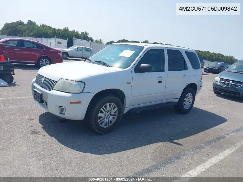 2005 Mercury Mariner Luxury/Premier VIN: 4M2CU57105DJ09842 Lot: 40281251