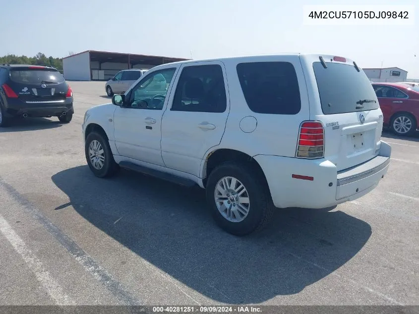 2005 Mercury Mariner Luxury/Premier VIN: 4M2CU57105DJ09842 Lot: 40281251