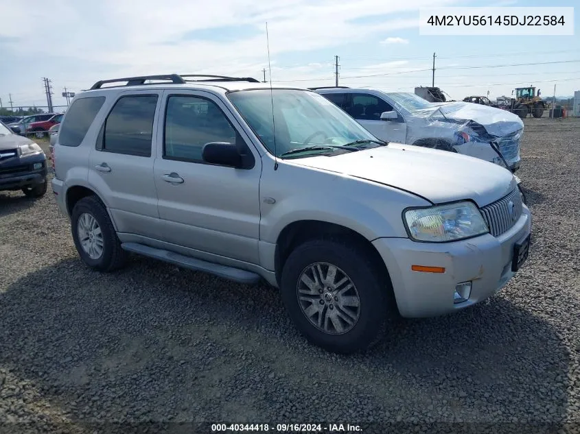 2005 Mercury Mariner Luxury/Premier VIN: 4M2YU56145DJ22584 Lot: 40344418