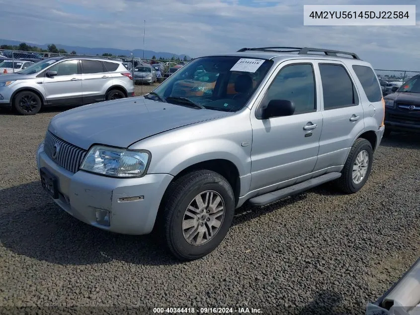 2005 Mercury Mariner Luxury/Premier VIN: 4M2YU56145DJ22584 Lot: 40344418