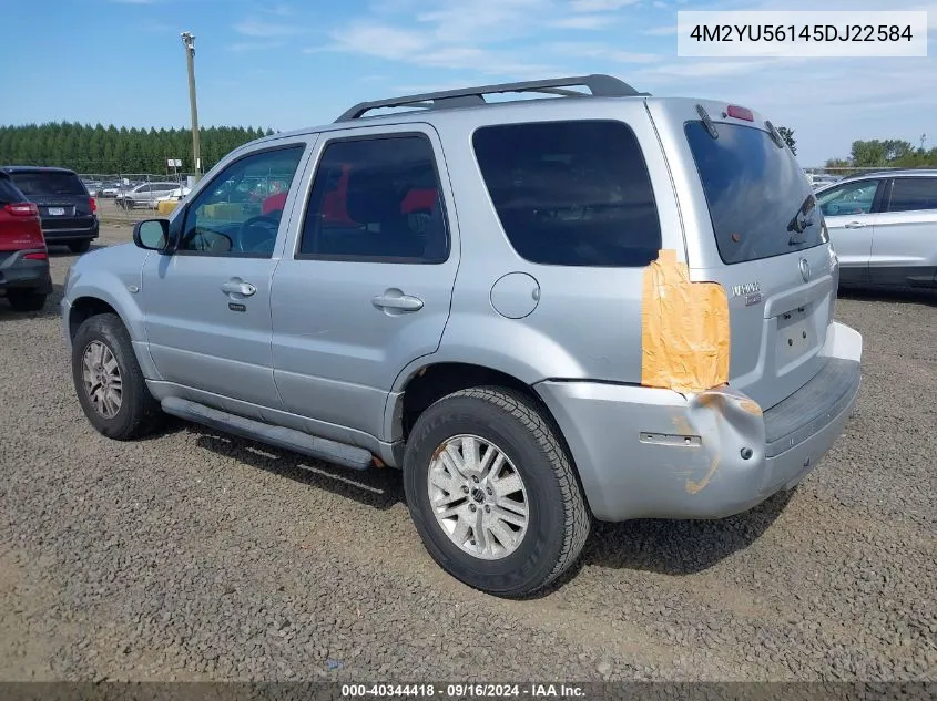 2005 Mercury Mariner Luxury/Premier VIN: 4M2YU56145DJ22584 Lot: 40344418